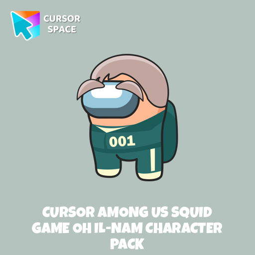 Cursor Among Us Squid Game Oh Il-Nam Character Pack